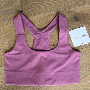 Beyond Yoga Dusty Rose Racerback Sports Bra